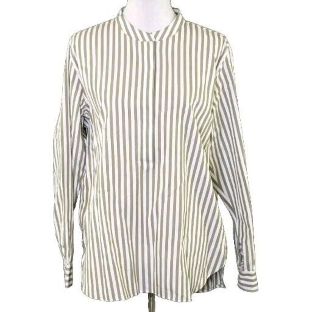 Lands' End Womens No Iron Popover Shirt